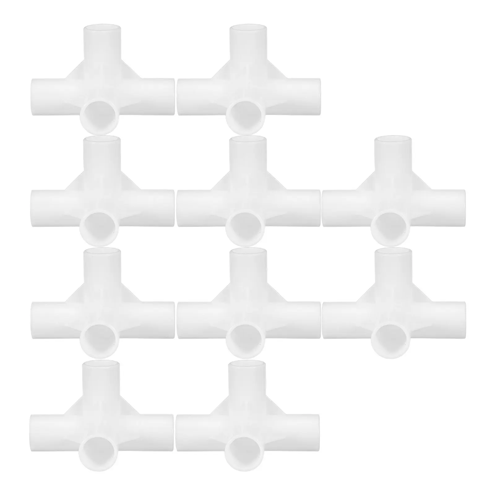 

10Pcs Wardrobe Connector Clips Heavy Duty Plastic Cross Joints 16Mm Universal Closet Shelf Connectors Modular Storage Rack Parts