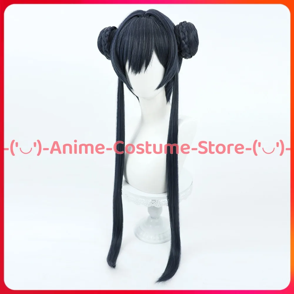 الأزرق الأرشيف هيساكي شعر مستعار تأثيري الكعك أنيمي لعبة شخصية هالوين كرنفال حفلة زي الباروكات مقاومة للحرارة الشعر الاصطناعية