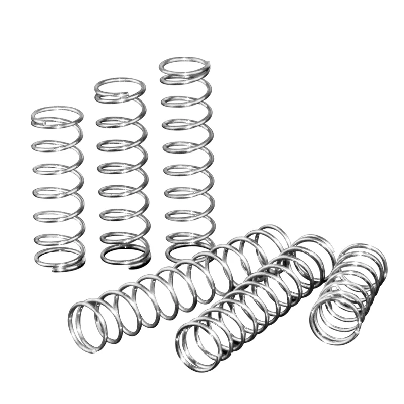 50pcs/lot 0.4*5*5/10/15/20/25/30/35/40/45/50mm spring 0.4mm stainless steel Micro small Compression spring