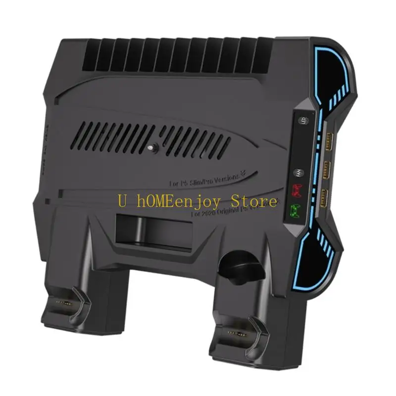 B0KF Professional Cooling Base For Slim Built With Efficient Airflows System And ABS Material For Protections