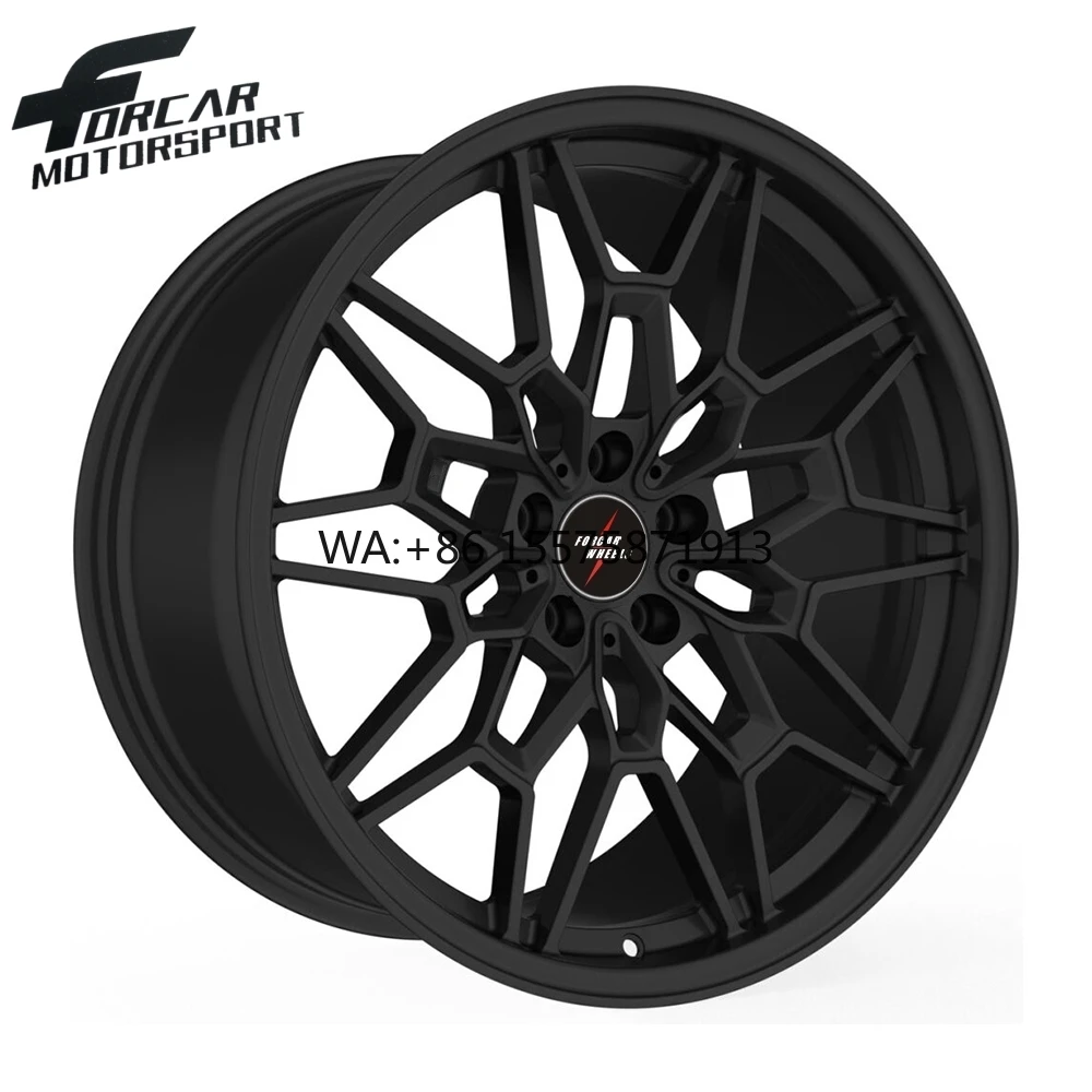 

Кованые диски для легковых автомобилей, моноблочная конструкция, глянцевый черный цвет, уникальный дизайн, алюминий T6061, на заказ, 16-24 дюйма