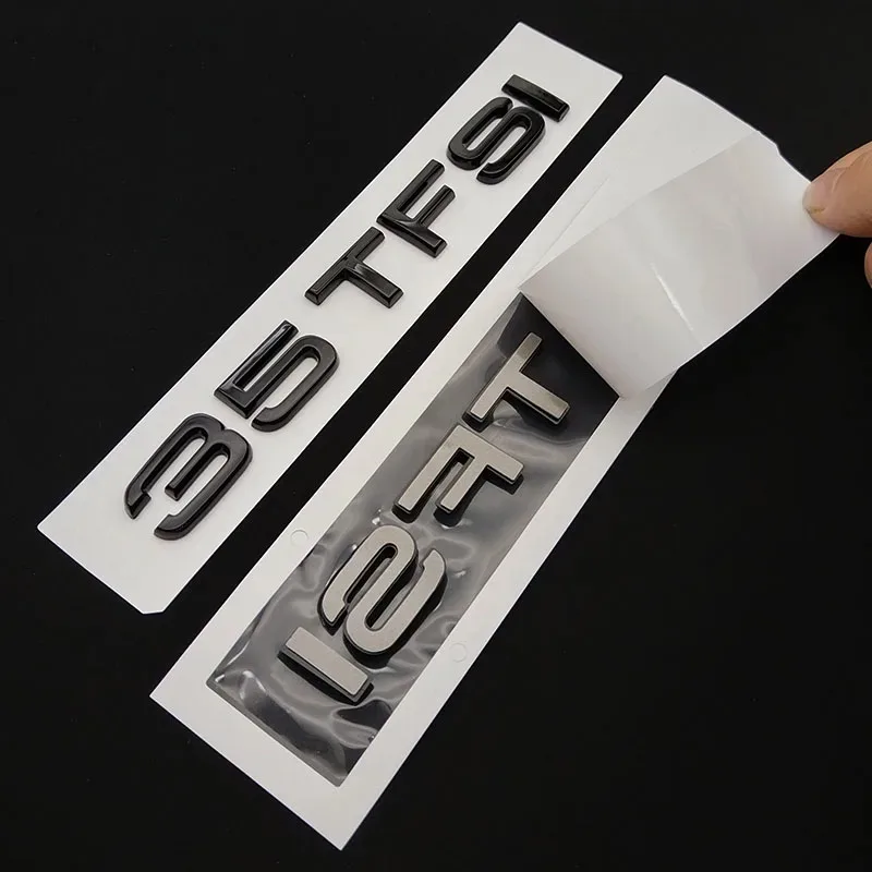 

Chrome 30 35 40 45 50 55 TFSI Logo Letters Car Trunk Emblem Badge Sticker For Q2 Q3 Q5 Q7 Q8 A1 A2 A3 A4 A5 A6 A7 A8 Accessories