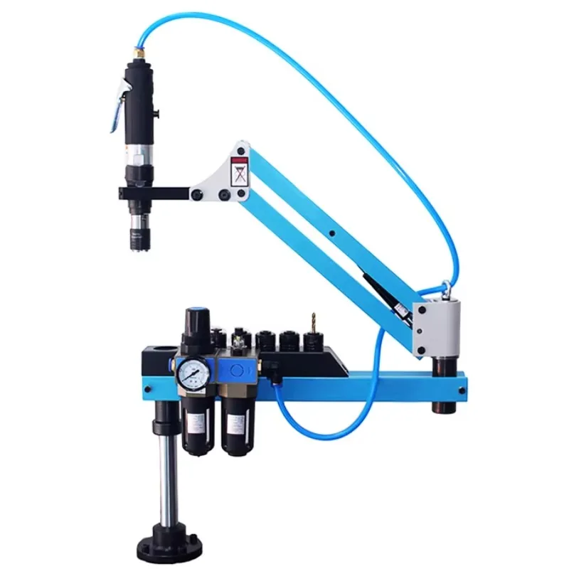 Pneumatic Tapping Machine with Motor Arm Type Tapper Extended Triple Arm Stack Universal Tap Machine