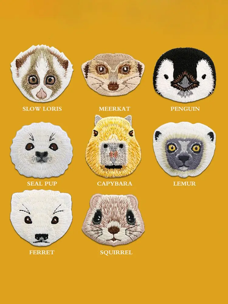 Neue niedliche Tiere versiegeln Pinguin bestickt Patch Eisen auf Patches Cartoon kleinen Kleber Patch für Kinder Kleidung Dekoration – Detail 1