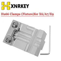 XNRKEY-cortador de llaves Vertical para máquina de corte automático, abrazadera VW HU66, X6 /V8, accesorio de sujeción de llaves