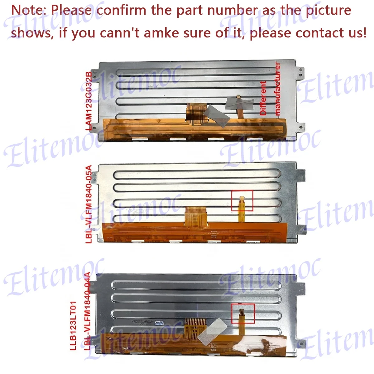

LCD Display For Peugeot 3008 5008 Citroen C4 Screen Replacement LLB123LT01 LBL-VLFM1840-04A LBL-VLFM1840-05A LAM123G032B