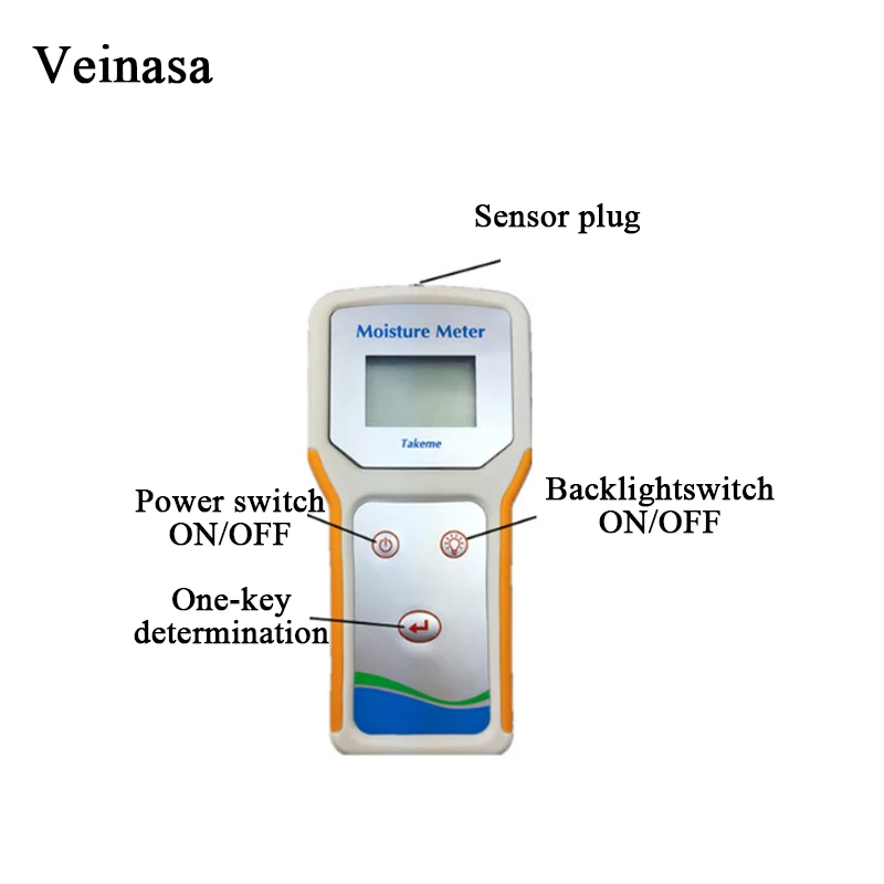 Takeme10ec 3-in-1 Digital Portable Soil Meter & Agricultural Soil Moisture Temperature EC Sensor High Accuracy
