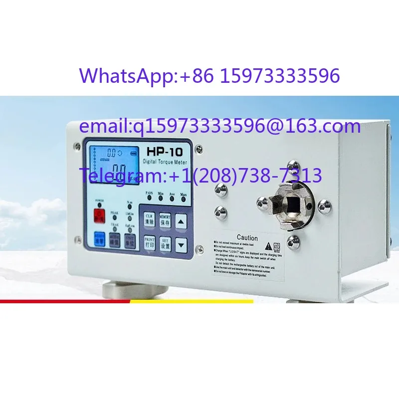 Torque Tester and Bottle Cap Electric Batch Wind Wrench High Precision Digital Display Torque Meter for Quality Control