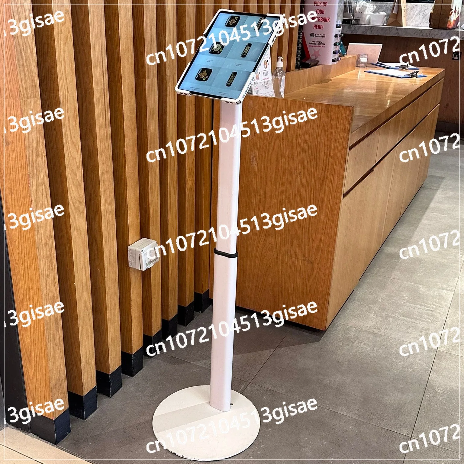 Flat Bracket, Self-service Store Vertical Floor Cashier Ordering Display Anti-theft Flat Bracket