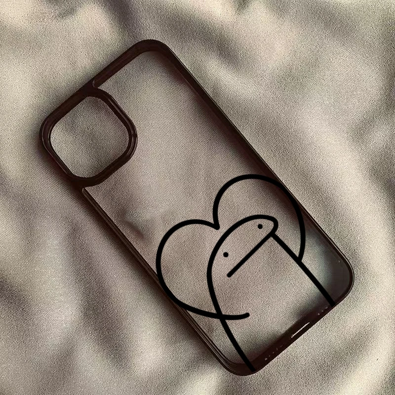 Niedliche, lustige Matchman-Handyhülle für iPhone 17, 16, 15 Pro Max, iPhone 17, Air 11, 12, 13, 14 Pro Max, 14, 15, 16 Plus, XR, klare Abdeckung