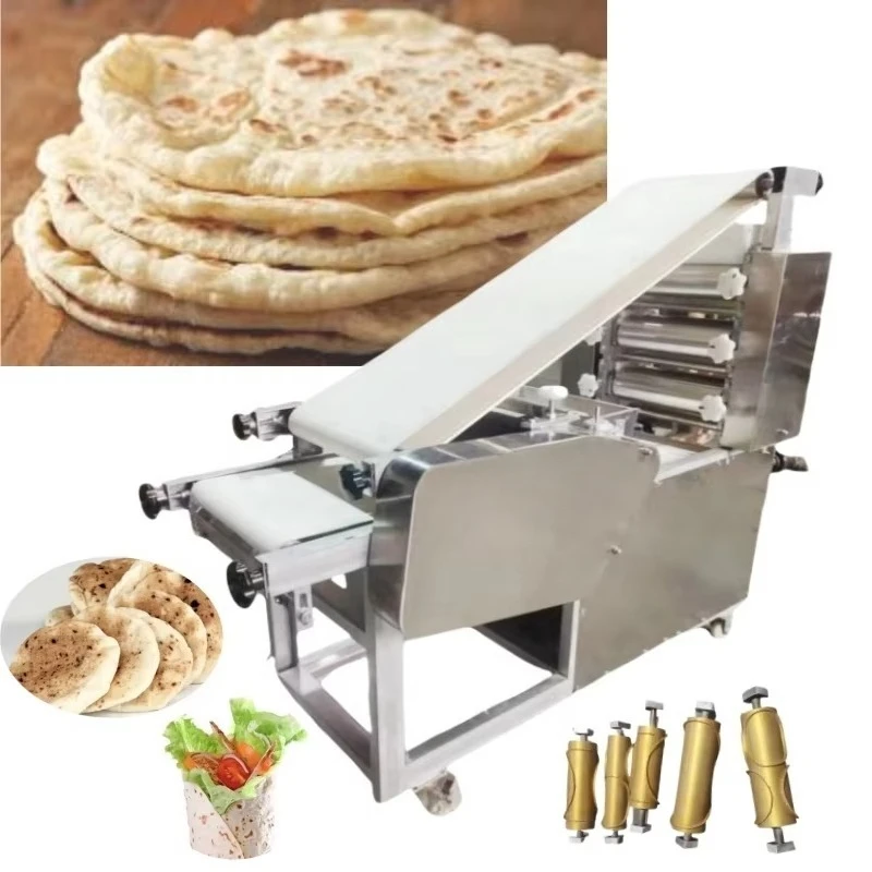 Customized Fully Automatic Pita Bread Making Machine Arabic Flatbread Chapati Tortilla Production Line Equipment