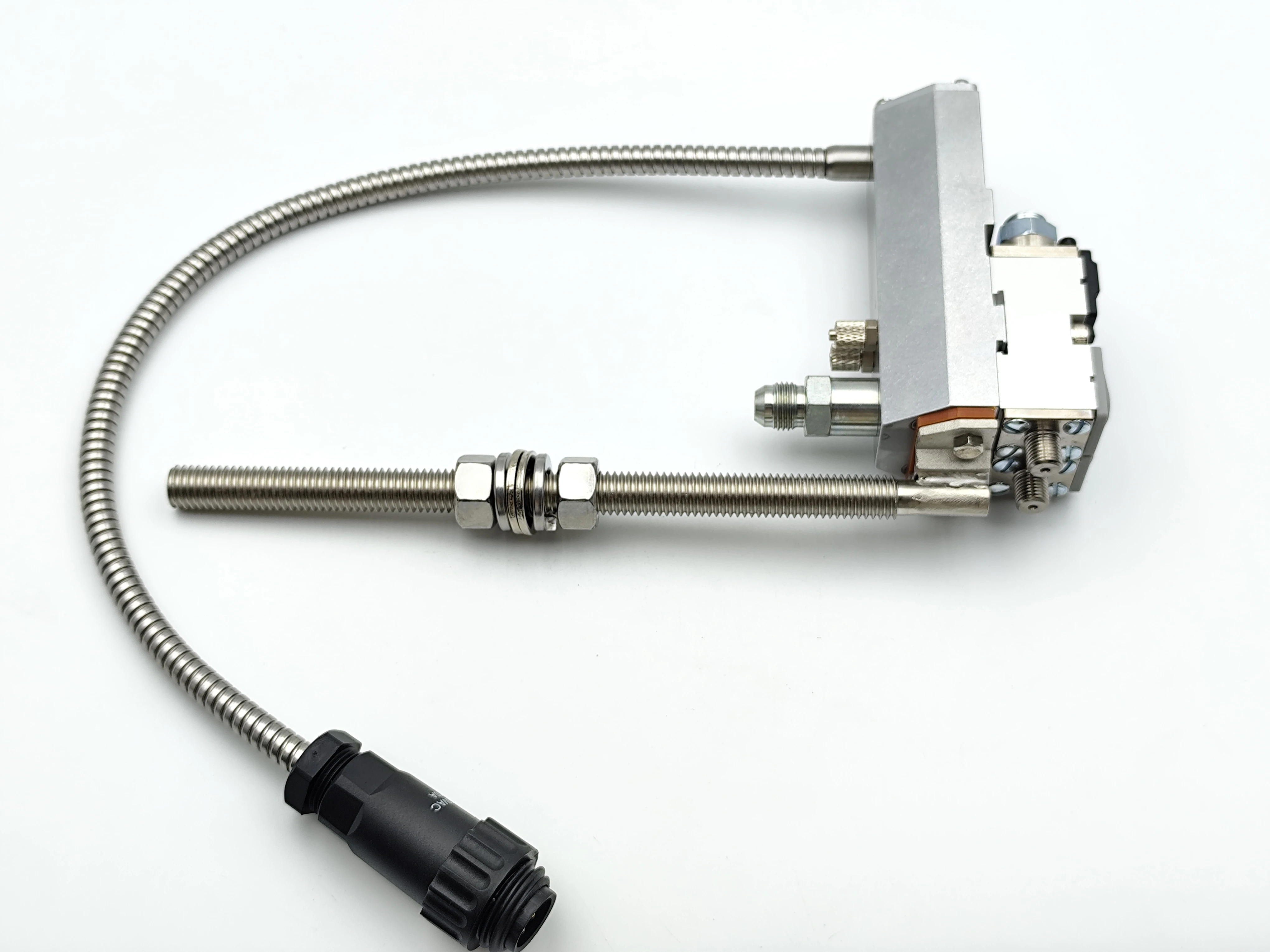 

Aluminum Nozzle Hot Melt Gluing Dispensing 1057402 Double Valve Pneumatic Glue for Beverages Cardboard Packaging