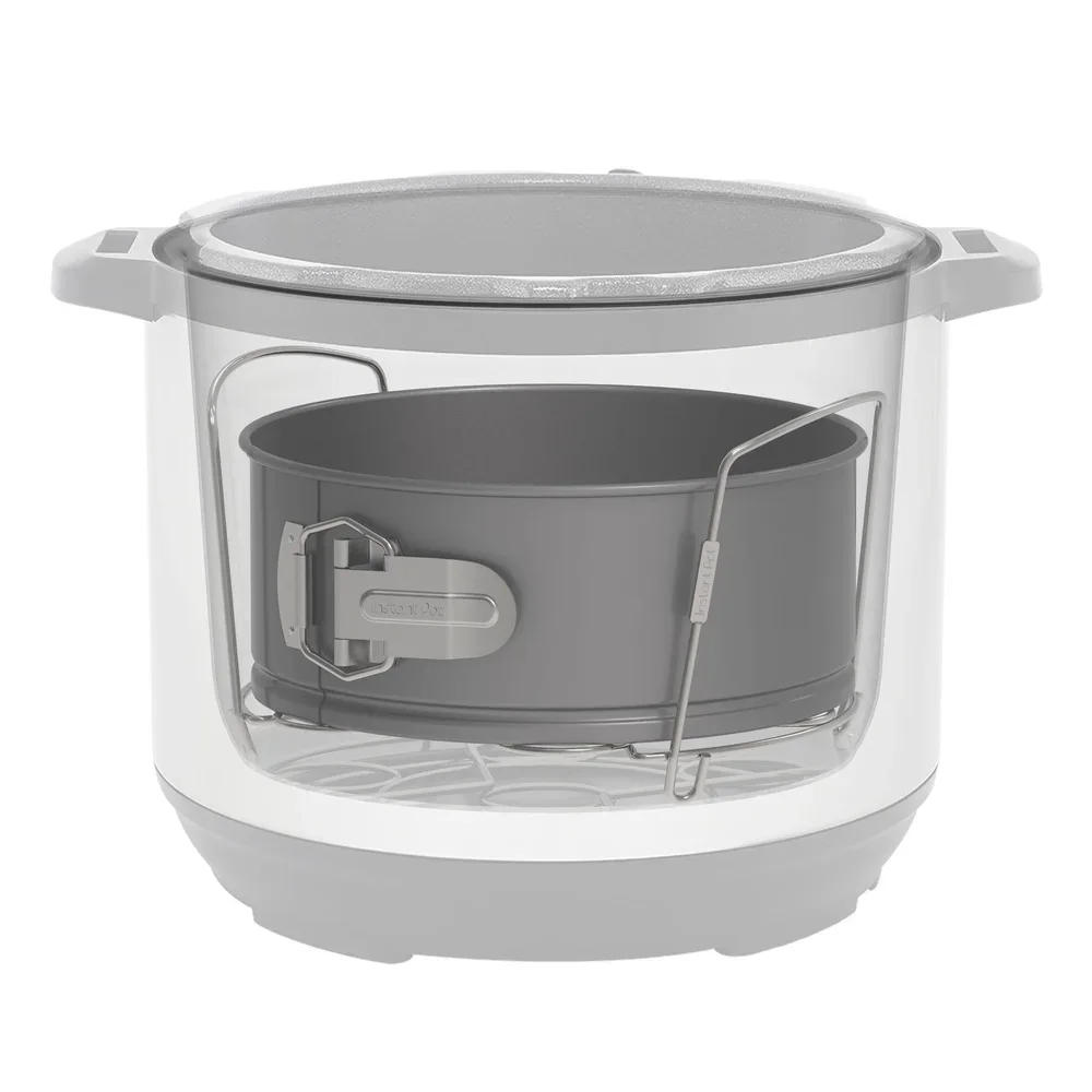 Sartén antiadherente con forma de resorte para queso, cazolas Tortes de lasaña, compatibles con ollas a presión de 6 cuartos y 8 cuartos, limpieza fácil y segura para horno