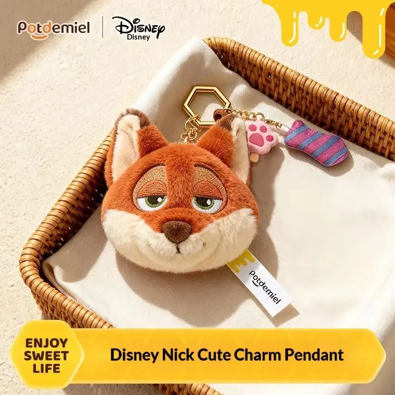 Nuovo Zootopia Potdemiel Barattolo di miele Nick Stich Judy Peluche Simpatico ciondolo per zainetto per regalare agli amici un regalo di festa a sorpresa.