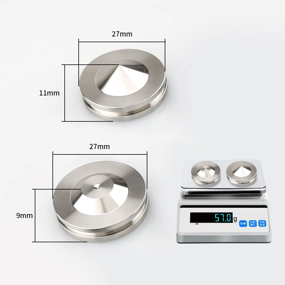 4 Sets Stainless Steel Speaker Isolation Spike Feet Anti Vibration Pad HiFi Audio Speaker Stand Base