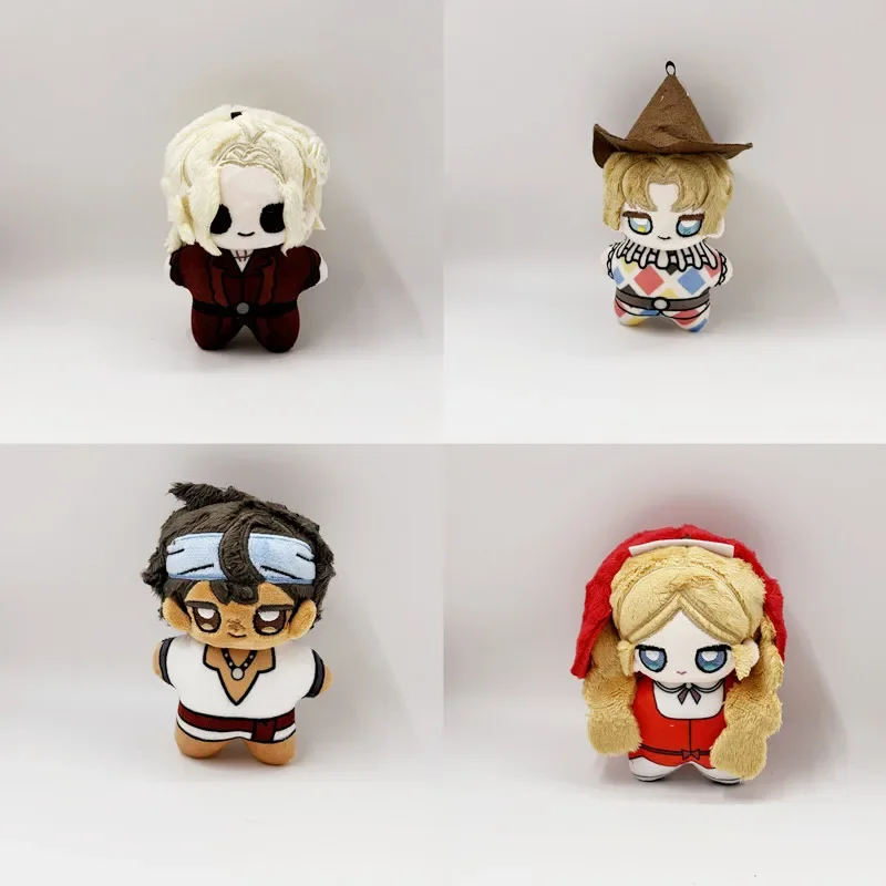 10cm Game Identity V Cosplay Ganji Gupta Anne Lester Mary Mike Morton Adorable Printed Body Pendant Plush Doll Keychain Gifts