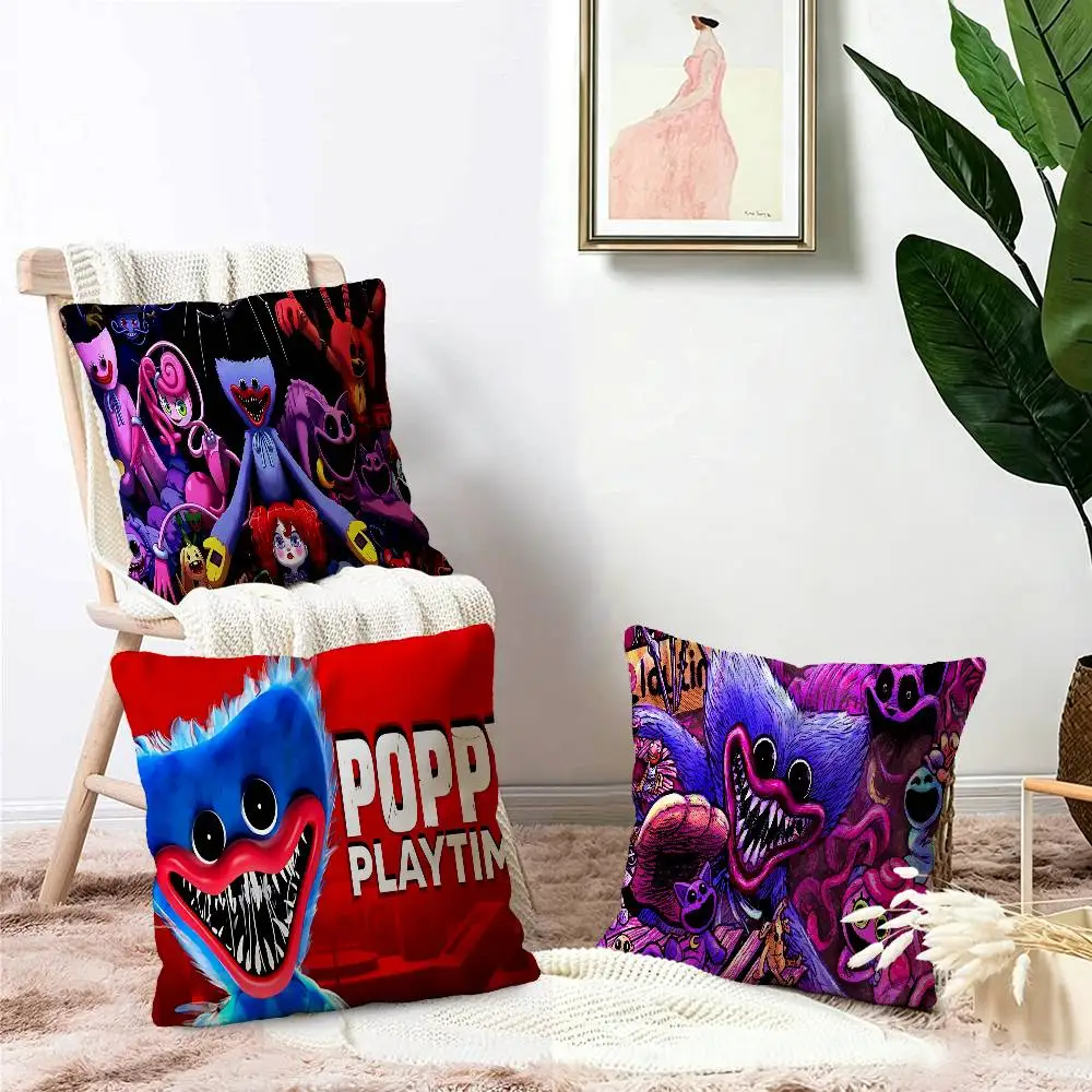 Game Poppy-p-playtimes Pillow Anime Pillow Sofa Bed Head Pillow Cover Cushion Cover 45x45 cm Fashion
