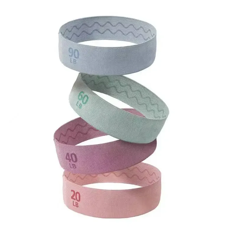 حزام مرن من القماش للياقة البدنية واليوجا والبيلاتيس والوركين ومعدات تدريب الصالة الرياضية