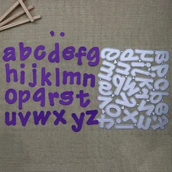 Lower Case Letters Set Die Alphabet Metal Cutting Dies Stencil Scrapbooking Embossing 2024 New Christmas Craft Stamps And Dies