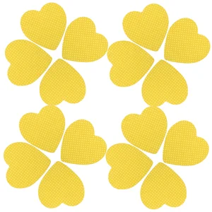 200Pcs Nail Polish Remover Pads Cute Heart Design Soft Lint Free Wipes for Gel Nails Soak Off Dip Powder Removal