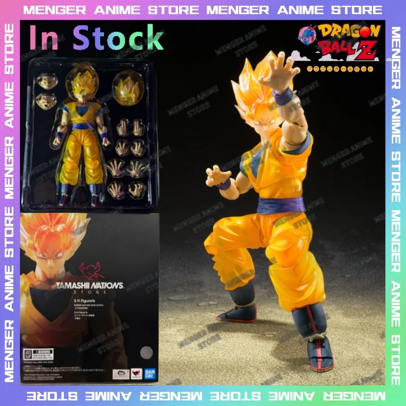 

Original Bandai TNT Limited S.H.Figuarts Dragon Ball Z Son Goku Action Figure Clear Color Articulated Collectible Model Toy Gift