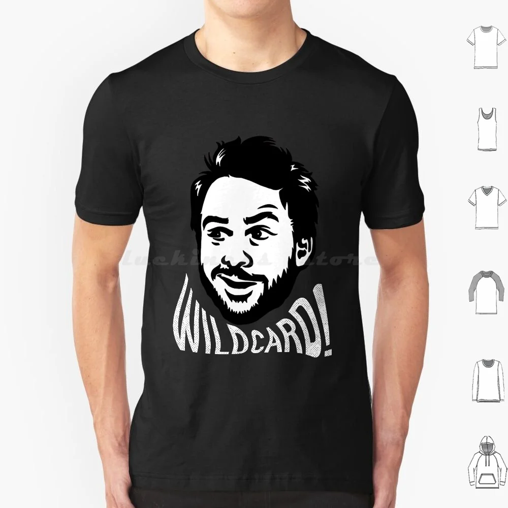 Camiseta Charlie Wildcard 6xl de algodón, camiseta genial de Charlie Always Sunny, Always Sunny In Philadelphia, Charlie Day, Danny Devito, Frank