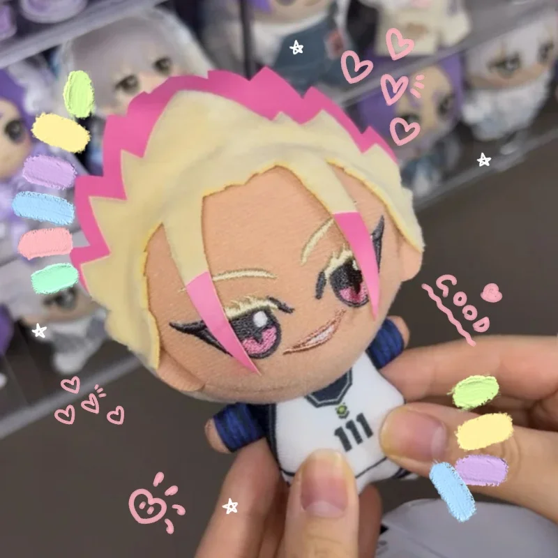 Em Estoque: Boneco de Pelúcia Genuíno Blue Lock Vol.7 Vol.8 Hiori Isagi Yoichi Nagi Seishiro Mikage de 10cm, Chaveiro de Pelúcia Fofo, Presente