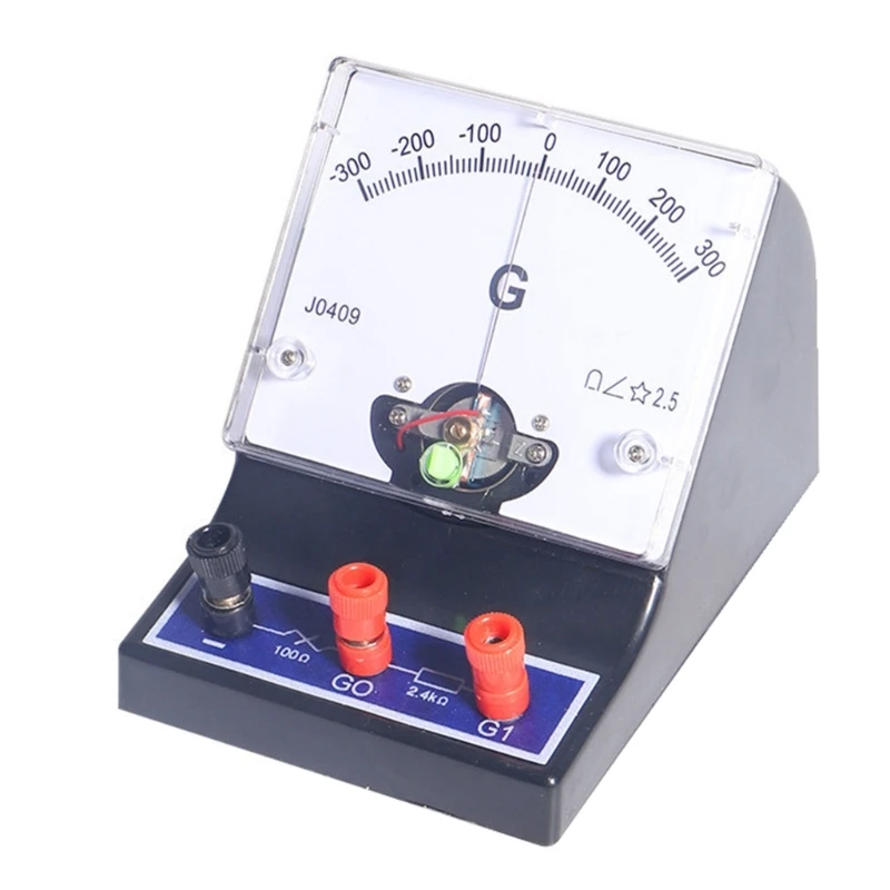 Physics Galvanometer Analog Current Demonstration Meter for Classroom Experiment, Scale Display Learning Tool for Student 896C