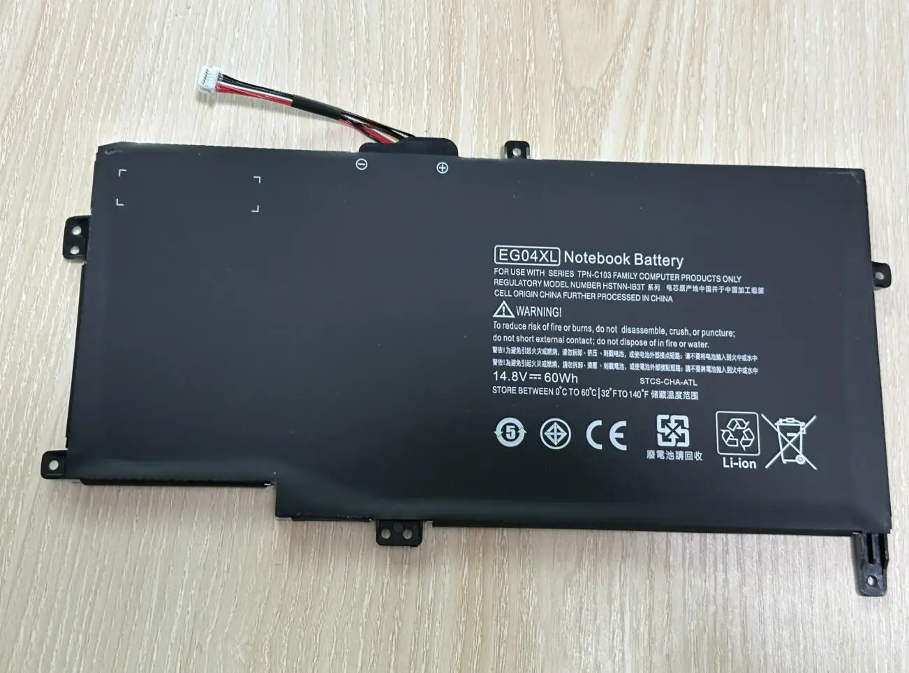 EG04XL Laptop Battery For HP Envy 6-1051ER 6-1006EA 6-1004TU HSTNN-IB3T TPN-C103 TPN-C108 HSTNN-DB3T