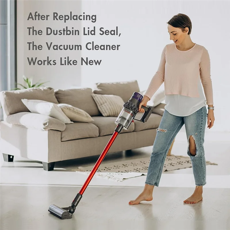 Anel de vedação fixo superior do compartimento de poeira para dyson v11/v15/sv14/sv15/sv22 aspiradores acessórios de reposição peças anel de vedação