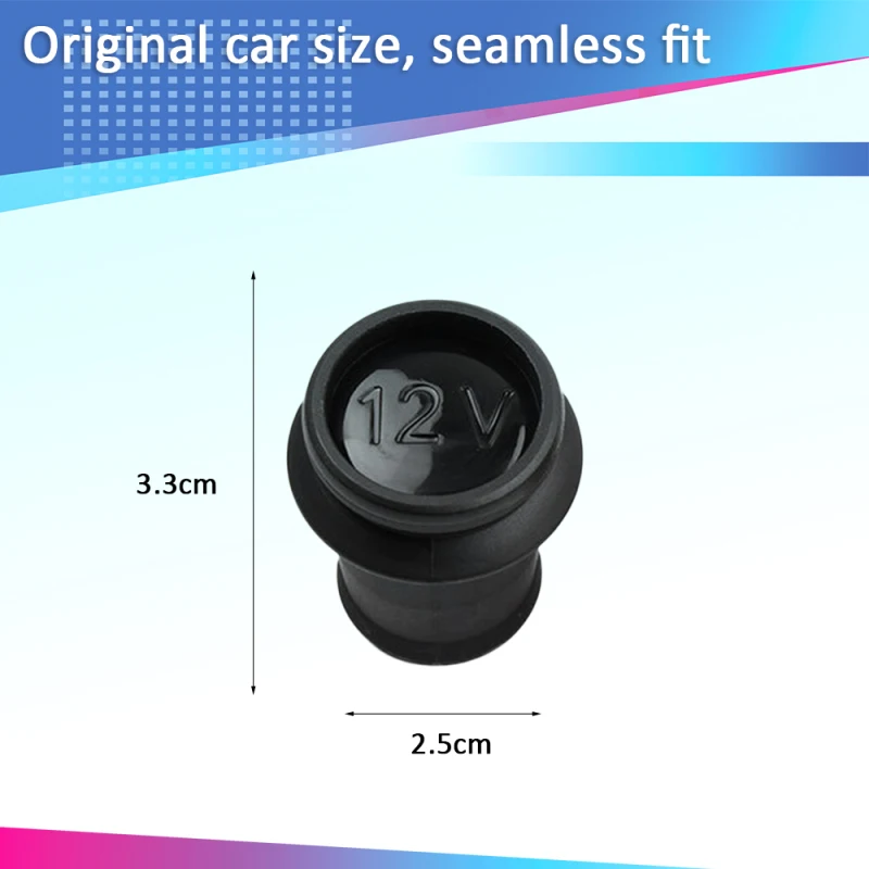 Picture 3: Cigarette Lighter Dust Plug Waterproof Plug Cigarette Lighter Protective Cover Replacement for BMW G-Series G20 G21 G28 X5 G05