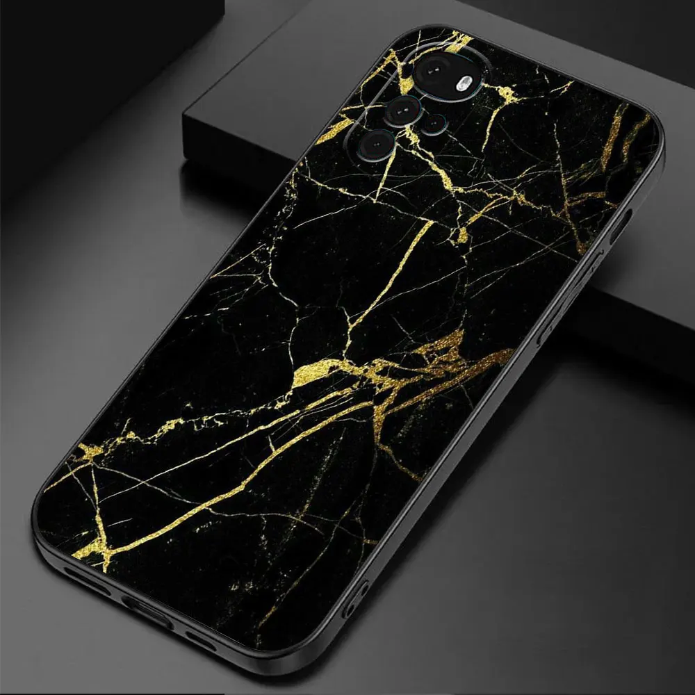 Marble Crack Phone Case for Motorola Moto G60 G71 G72 G30 G32 G22 G50 G52 G53 G73 G60s G31 G51 Luxury TPU Soft Cover