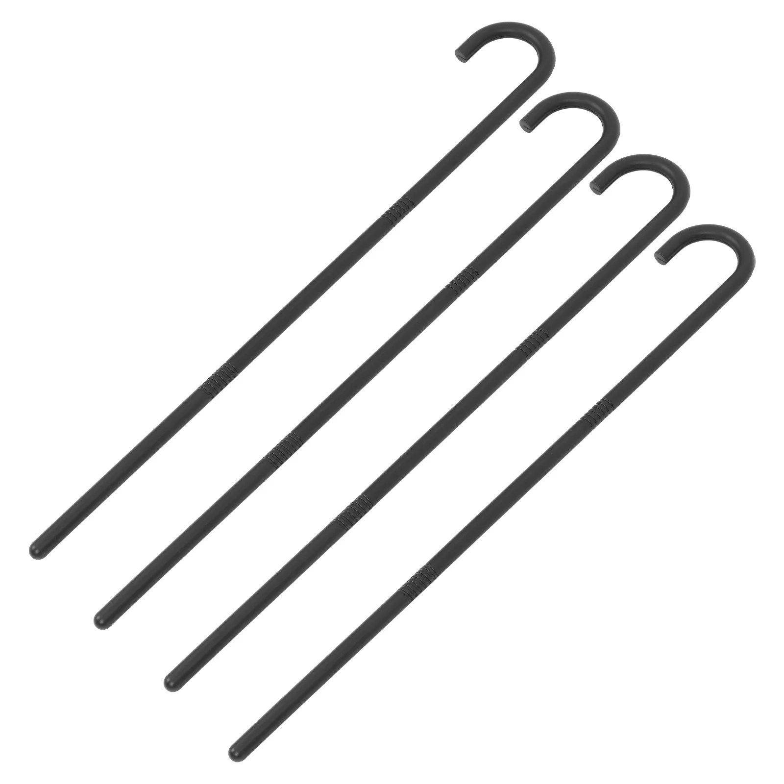 

4pcs Performer Walking Cane Vintage Style Plastic Prop For Halloween Cosplay Party Stage Costume Accessories Decor