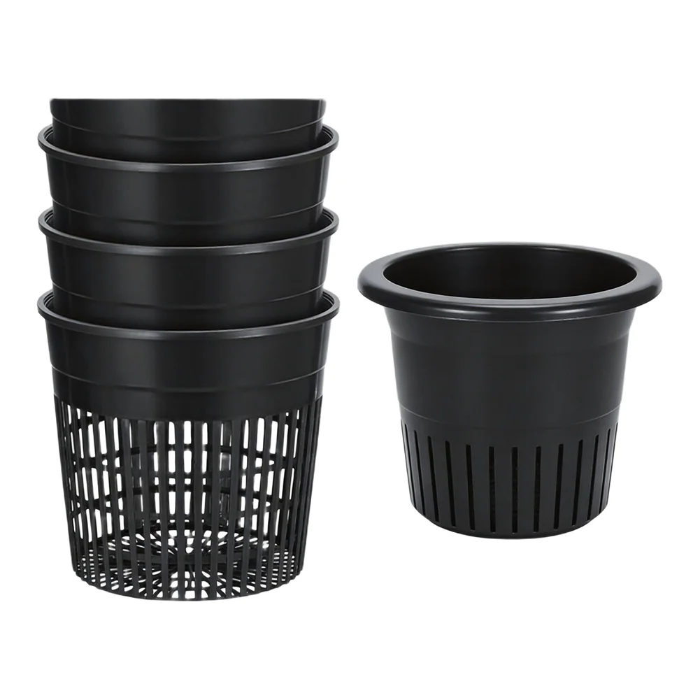 For Indoor Gardening Net Cup As Shown Space Saving Stackable Pot Hydroponics Robust Plant Development Space Saving Stackable