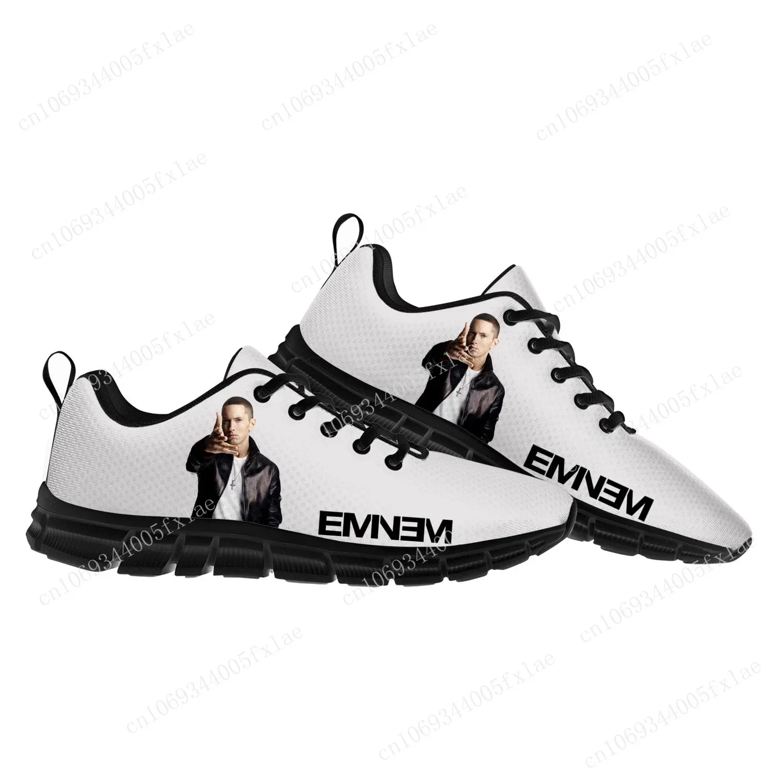 

Eminem Hip Hop Rapper Music Popular Sports Shoes Mens Womens Teenager Kids Children Sneakers Custom High Quality Couple Shoes