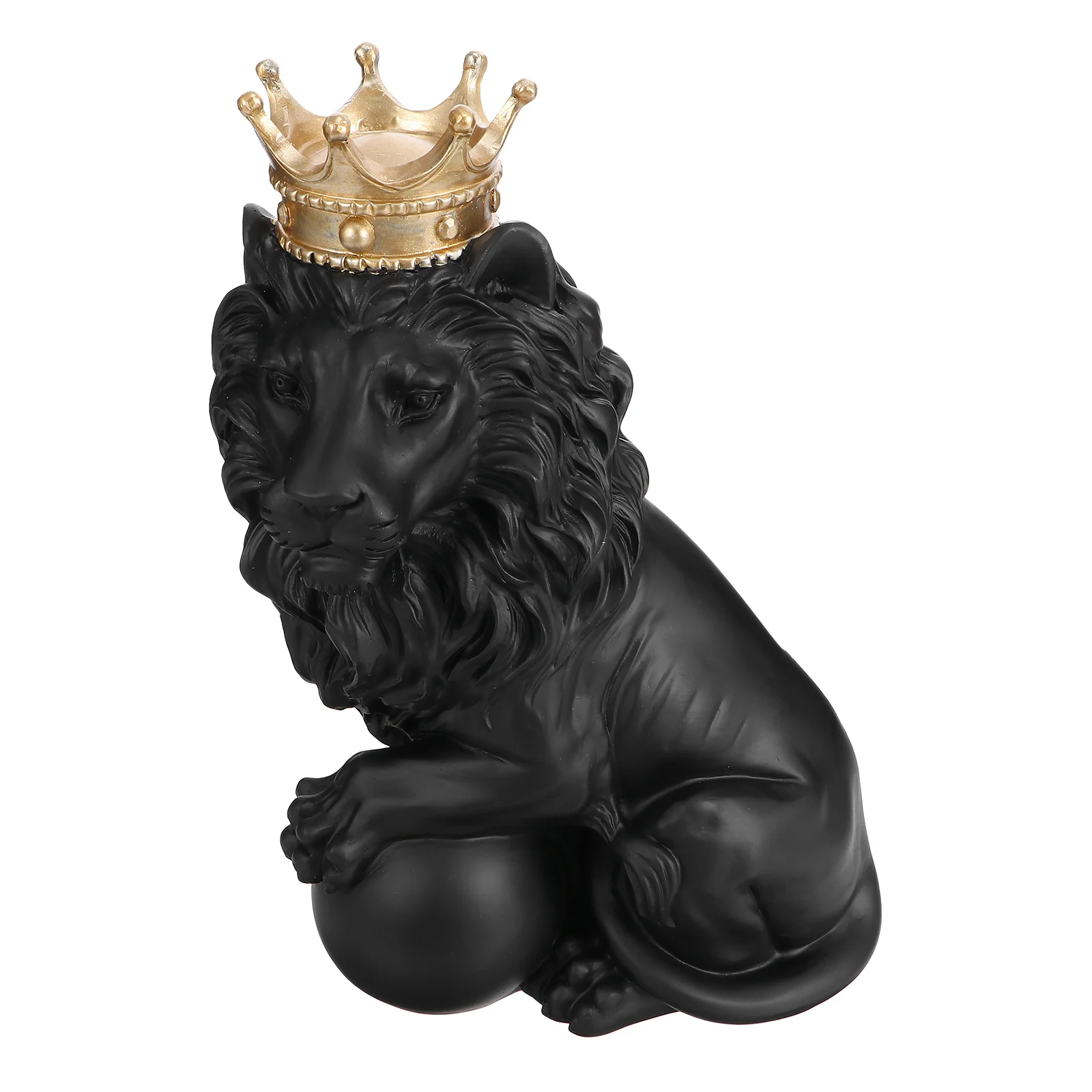 

Lion Decor Exquisite Resin Crafts Adornment Desktop Resin Ornament Resin Tabletop Decor