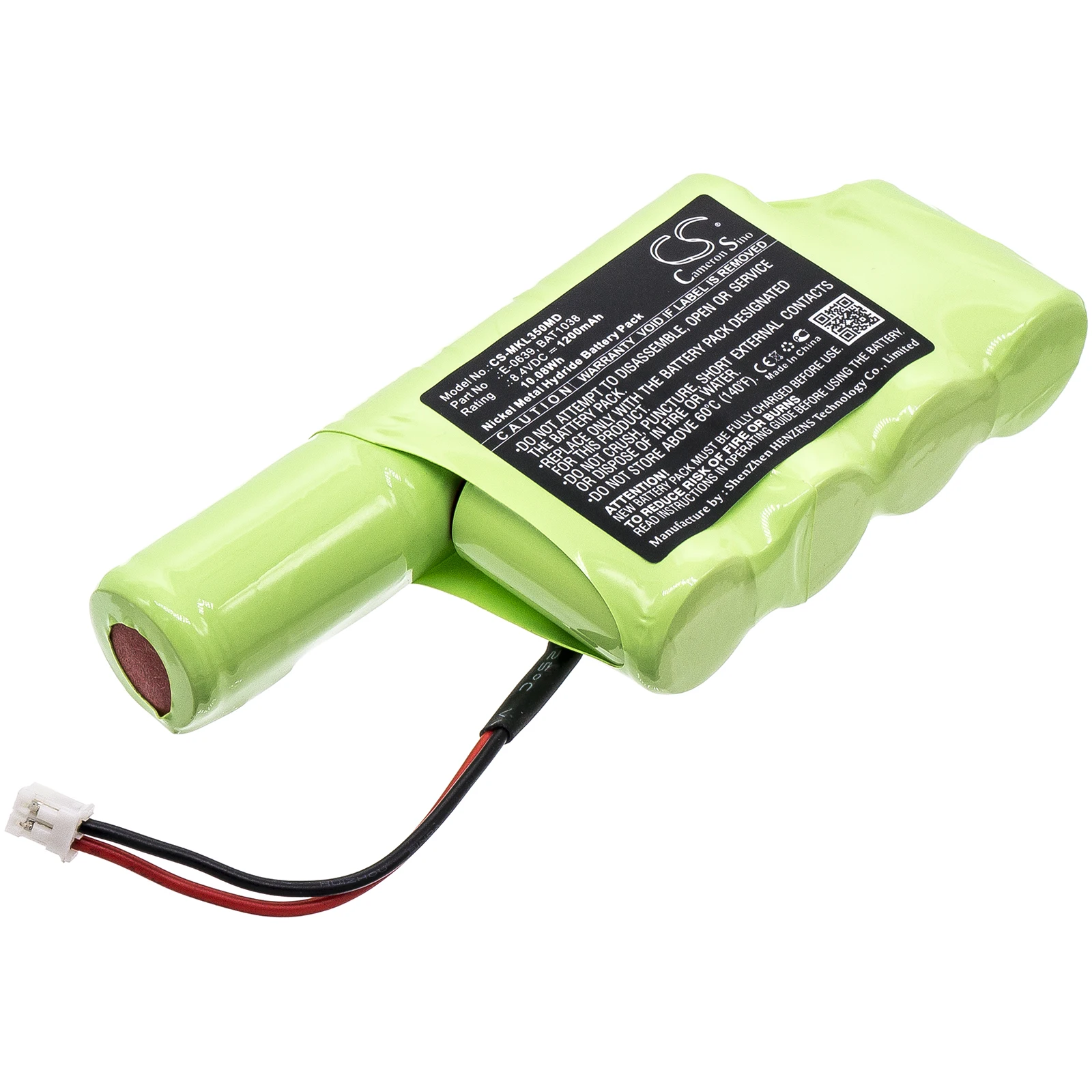 Cameron Sino Medical Battery For Micro Medical:MicroLab MK8,ML3500,Microlab MKB,292099,BAT1038,E-0639,1200mAh/10.08Wh,Ni-MH,8.4V