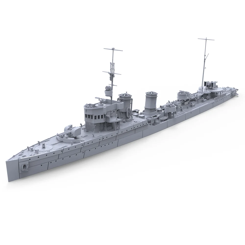 SSC732 SSMODEL 1/350 1/700 1/200 Italian Turbine Class Destroyer Turbine 1927 Full Hull  Military Model Kit
