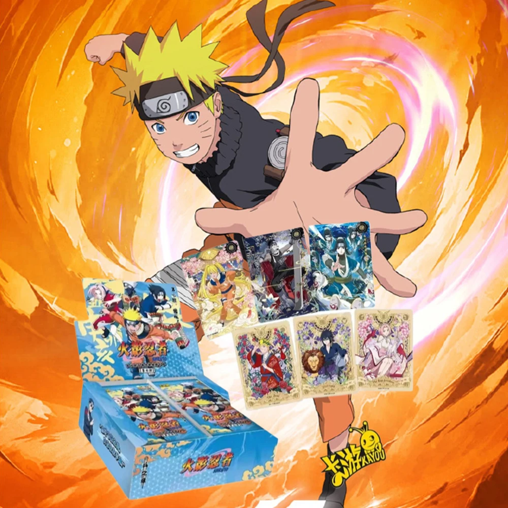 2024 KAYOU Anime Original Naruto Cards T2w7 Chapter of Soldiers Box Rare CR Ninja World Collection Cards Toy for Children Gift