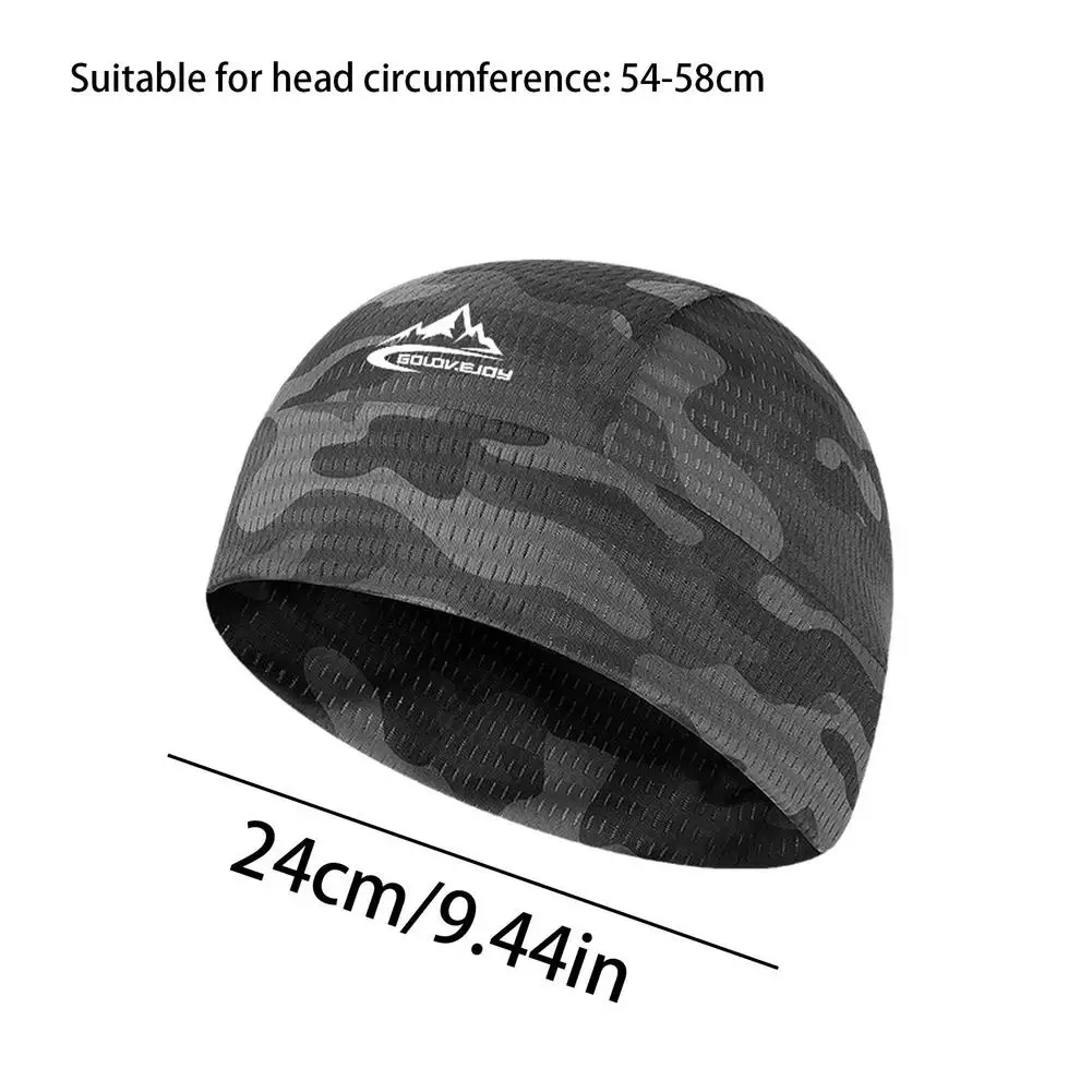 Fotografia 7: Boné de ciclismo de verão, chapéu de secagem rápida, forro para capacete, esporte ao ar livre, absorção de suor, respirável para andar de bicicleta, caminhadas, corrida