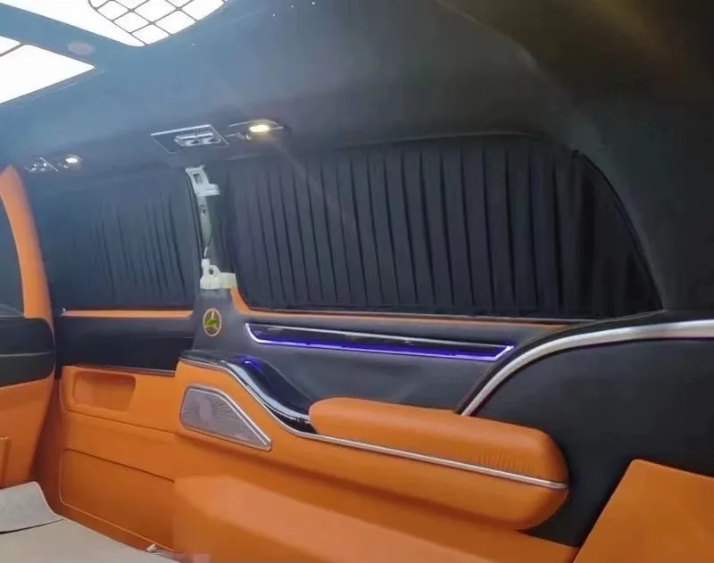 

2024, новый дизайн, ручная бесшумная роскошная автомобильная оконная штора для Mercedes Benz Vito Vclass W447 V260 V250, автозапчасти