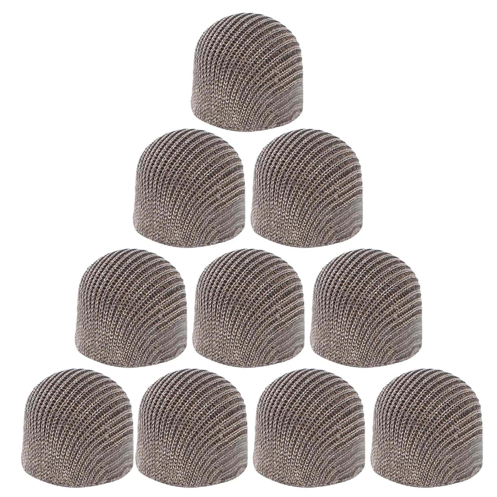 10Pcs Stylus Pen Tips Replacement 6mm Capacitive Conductive Fabric Touch Screen Pen Tips for Designers Engineers