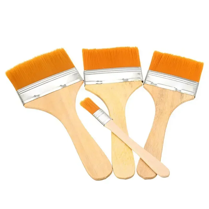 1-delige geheugen nylon penselen set voor acrylolie tekening aquarel houten schilderborstel gereedschap kunstbenodigdheden