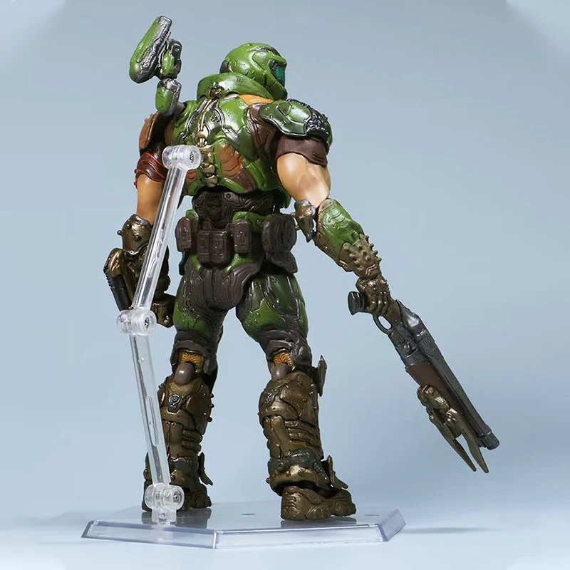 New Sp-140 Doom Slayer Action Figure - 16cm Movable Toy Model Statue For Collection Based On Doom Eternal Doom Guy Gift For Fans view 4