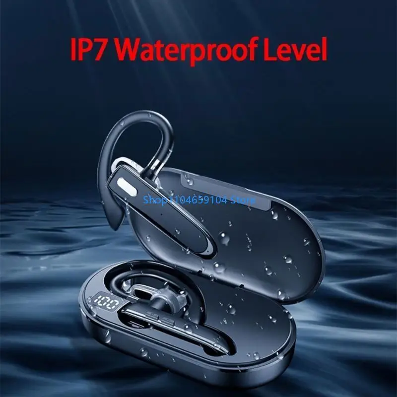 Wireless Earhook Headphones 530,Business Headphone Attraction 800mAh for Easy Carry and Loss Prevention