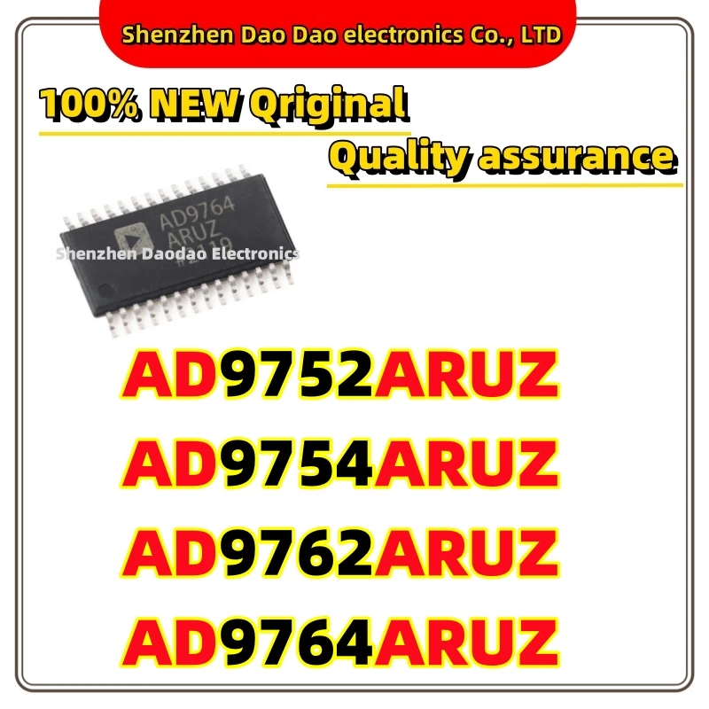 AD9752ARUZ 9752ARUZ AD9754ARUZ 9754ARUZ AD9762ARUZ 9762ARUZ AD9764ARUZ  9764ARUZ IC Chip TSSOP-28