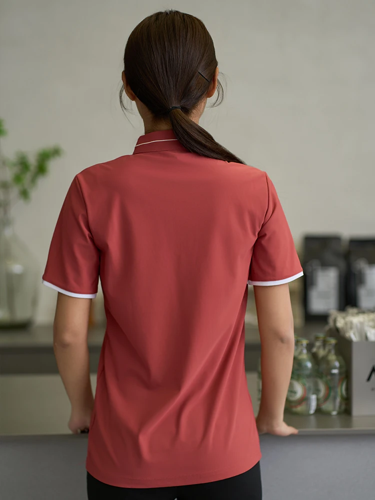 Женский оригинальный женский костюм, дышащая рубашка для ресторана в западном стиле, мужская униформа для отеля, одежда для кафе и магазина