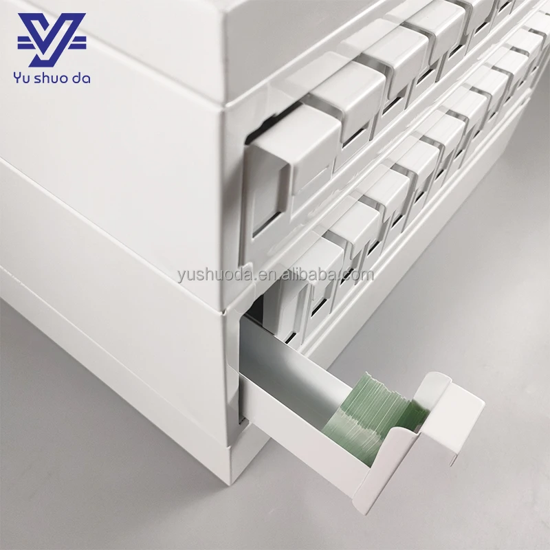 14 Drawers Pathology Microscope Slide and Embedding Cassette Block Storage Cabinet