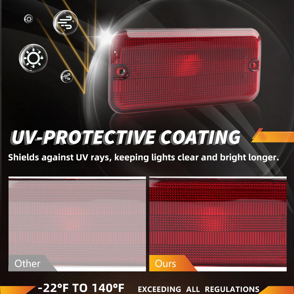 2PCS Front OR Rear side marker light Fender Turn Signal Lights for Chevy C/K C10/20/30 GMC van G10 G20 G30 G1500 G2500 G3500