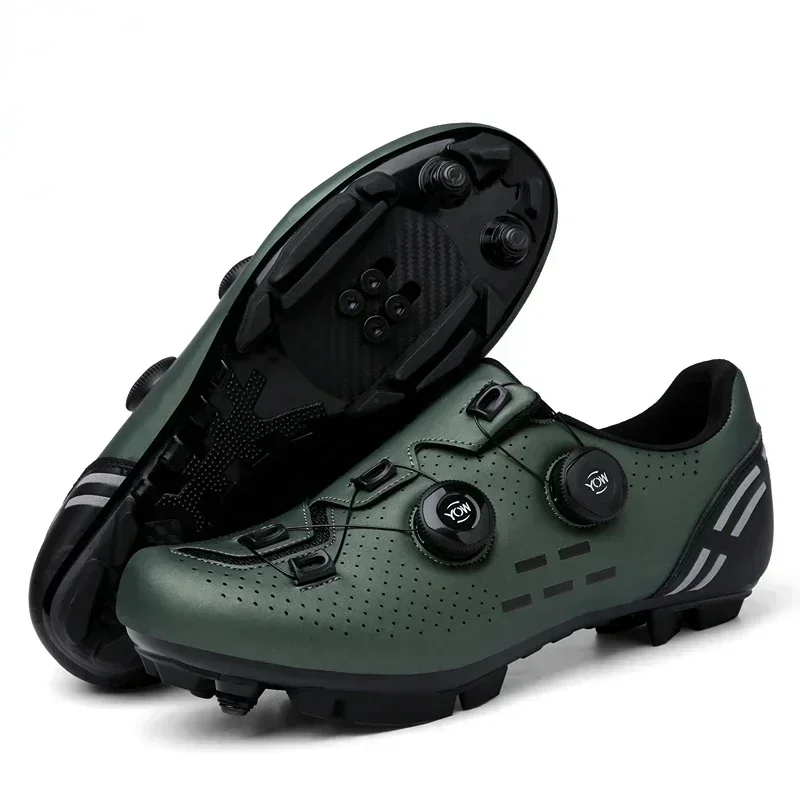 Professional Mountain Bike Cycling Shoe MTB Flat Cleat SPD Shoes Outdoor Self-Locking Big Size 48 Racing Bicycle Sneakers Men